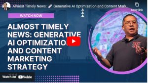 Insights from Chris Penn and others on optimizing for AI search visibility