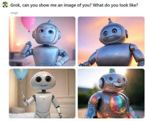 What Grok looks like, according to Grok
